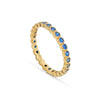 Bague d'éternité - Plaqué Or 18K