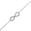 Bracelet Argent Zirconium Infini