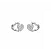 Puce d'oreille Coeur Argent 925