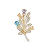 Broche Maloa - Tulipe Plaqué Or