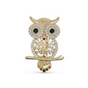 Broche Loumi - Hibou Chouette Or