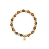 Bracelet Teresa - Oeil de Tigre & Or
