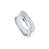 Bague Femme Entrelacé Argent Massif