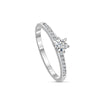 Bague Solitaire Argent 925