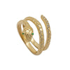 Bague Serpent Plaqué Or