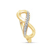 Bague Infini Plaqué Or