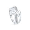Bague Large en Argent Femme