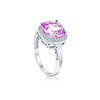 bague en pierre améthyste argent femme