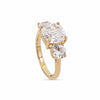Bague 3 Pierres Zirconium