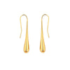 Boucles d'oreilles Goutte d'Eau Plaqué or