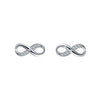 Boucles d'Oreilles Infini Argent