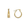 Boucles d'Oreilles Rondes Incurvées