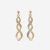 Boucles Oreilles Nymphe - Plaqué Or Torsadé