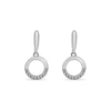 Boucles Oreilles Pendantes Rondes Argent