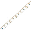 Bracelet Perle Coloré Or