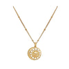 Collier Soleil Lune Plaqué Or