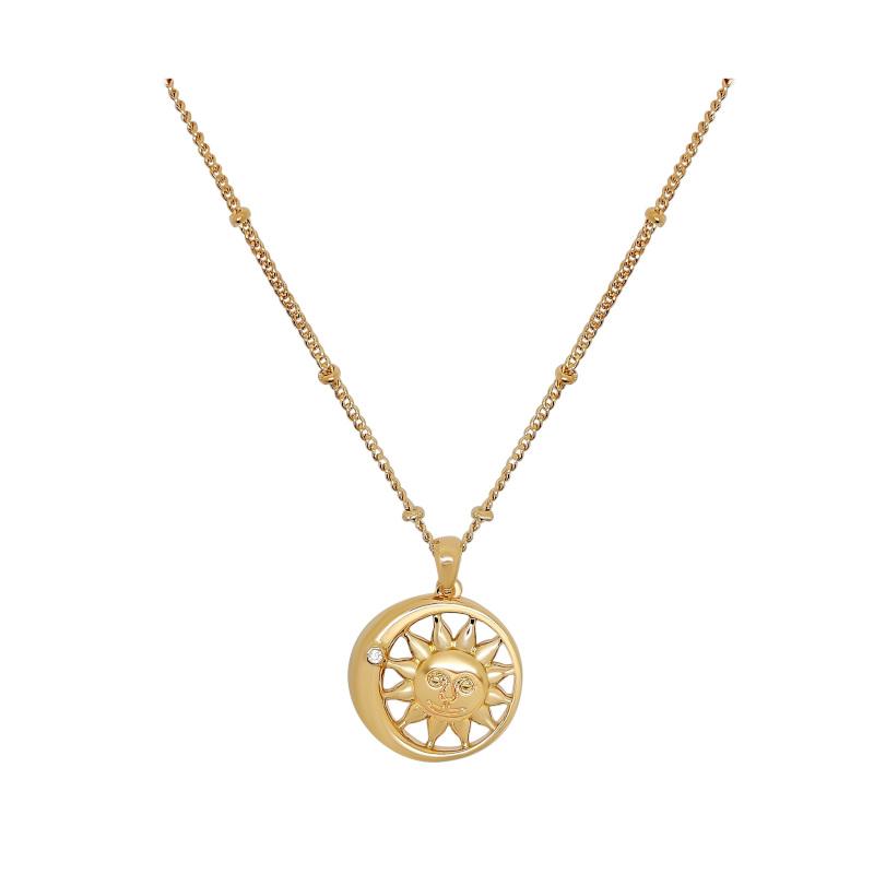 Collier En Plaqué Or Signé Alaxa Lecomte - Occasion, Bon État