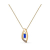 Collier Pendentif Bleu