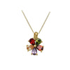 Collier Fleur Plaqué Or