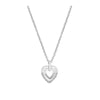 Collier Deux Cœurs Argent 925