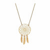 Collier Attrape Rêve Plaqué Or