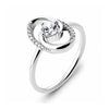 Bague Bale - Argent Ovale Femme Zircon