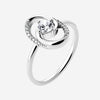 Bague Bale - Argent Ovale Femme Zircon