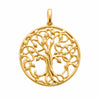 Pendentif Elizé - Arbre de Vie Plaqué Or