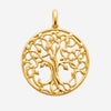 Pendentif Elizé - Arbre de Vie Plaqué Or