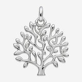 Pendentif Arbre en Argent Rhodié