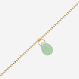 Bracelet Hely - Aventurine Verte Plaqué Or