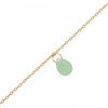 Bracelet Hely - Aventurine Verte Plaqué Or