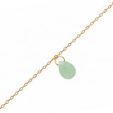 Bracelet Hely - Aventurine Verte Plaqué Or