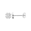 Boucles d'oreilles Lucky - Puce Trèfle 4 Feuiles Argent