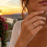 Bague Paulette - 5 Pétales Marquise Plaqué or