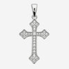 Pendentif Simea - Croix Gothique Argent Zirconium