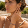 Bracelet Tila - Pierre Lolite Acier Inoxydable
