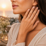 Bague Reny - Solitaire Fine Plaqué or