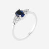 Bague Vista - Oeil Bleu Argent Femme