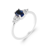 Bague Vista - Oeil Bleu Argent Femme