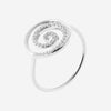 Bague Salyne - Spirale Argent 925 Rhodié