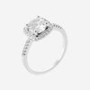 Bague Aydan - Argent & Zirconium Carré