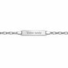 Bracelet Stely - Gourmette Enfant Personnalisé Argent
