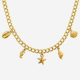 Collier Sea - Pampilles Coquillage Acier Inoxydable
