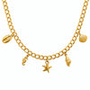 Collier Sea - Pampilles Coquillage Acier Inoxydable