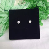 Puces Joyce - Swarovski Zirconia Argent
