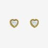 Boucles d'oreilles Lyra - Coeur Acier Inoxydable