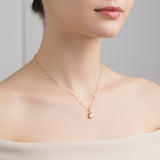Collier Simaé - Solitaire Acier Inoxydable
