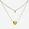 Collier Yssa - Double Range Acier Inoxydable Coeur