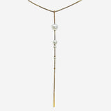 Collier Safia - Tombant Perle Acier Inoxydable